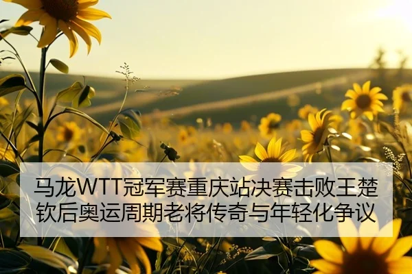 马龙WTT冠军赛重庆站决赛击败王楚钦后奥运周期老将传奇与年轻化争议